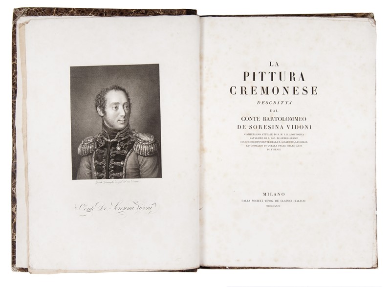 Cremona. SORESINA VIDONI. La pittura cremonese.  - Auction Books, Autographs, Prints  [..]