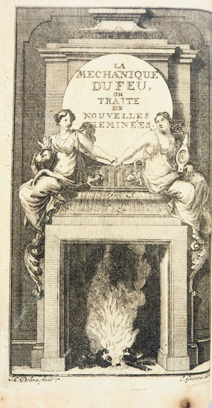 Fire – Fireplaces. GAUGER. La M&#233;chanique du Feu.  - Auction RARE  [..]