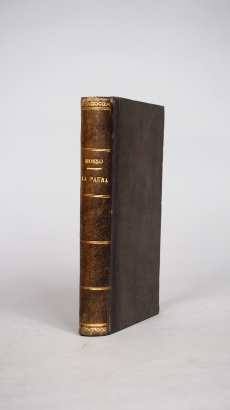 Physiology. MOSSO. La Paura.  - Physiology - Auction RARE ANTIQUE & MODERN BOOKS  [..]