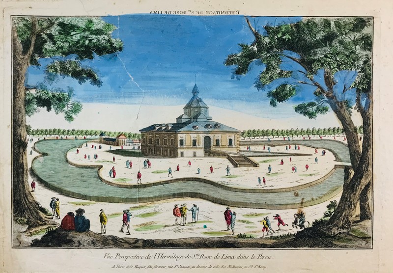 Perù. HUQUIER. View of Lima.  - Asta RARE BOOKS, AUTOGRAPHS, MAPS &  [..]