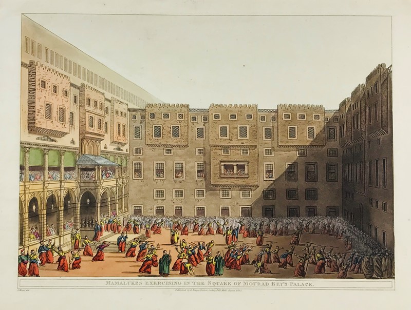 Minor Asia. MAYER. Mamalukes exercising in the Square of Mourad Bey’s Palace.  [..]