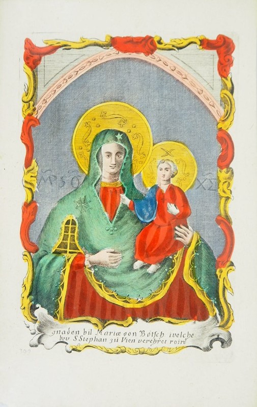 Remondini. Madonna Addolorata con Bambino.  - Auction Prints, Maps and Documents.  [..]