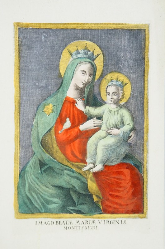 Remondini. Madonna di Montenero.  - Auction Prints, Maps and Documents. - Bado e  [..]