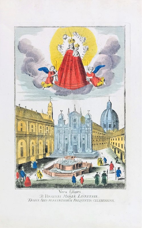 Remondini. Madonna di Loreto.  - Auction Prints, Maps and Documents. - Bado e Mart  [..]