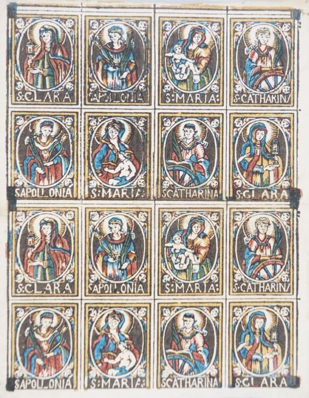 Popular Print. Imagerie di Chartres. Immagini sacre.  - Auction Prints, Maps and  [..]