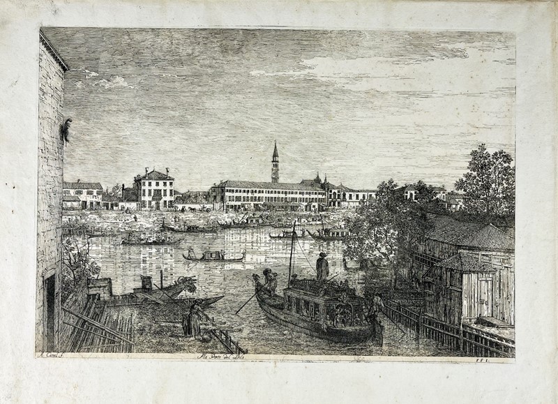 CANALETTO. Alle Porte del Dolo.  - Auction RARE BOOKS, PRINTS, DOCUMENTS and DRAWINGS.  [..]