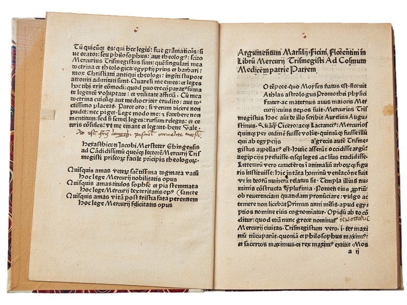 Hermetic Philosophy. HERMES TRISMEGISTUS. Aureum planeque divinum opusculum Mercurii  [..]
