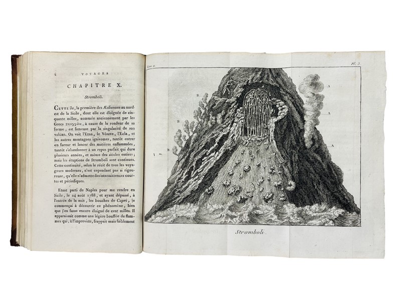 Volcanology. SPALLANZANI. Voyages dans les Deux Siciles et dans quelques parties  [..]