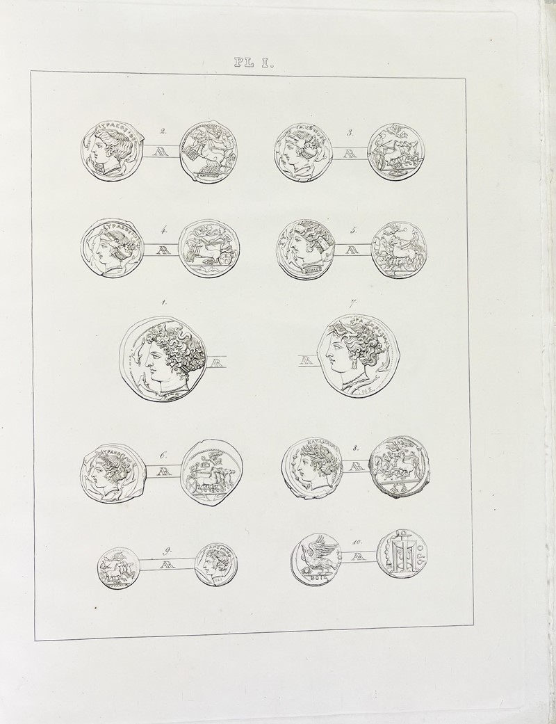 Numismatic. RAOUL-ROCHETTE. Lettre &#224; M. le Duc de Luynes sur les graveurs  [..]