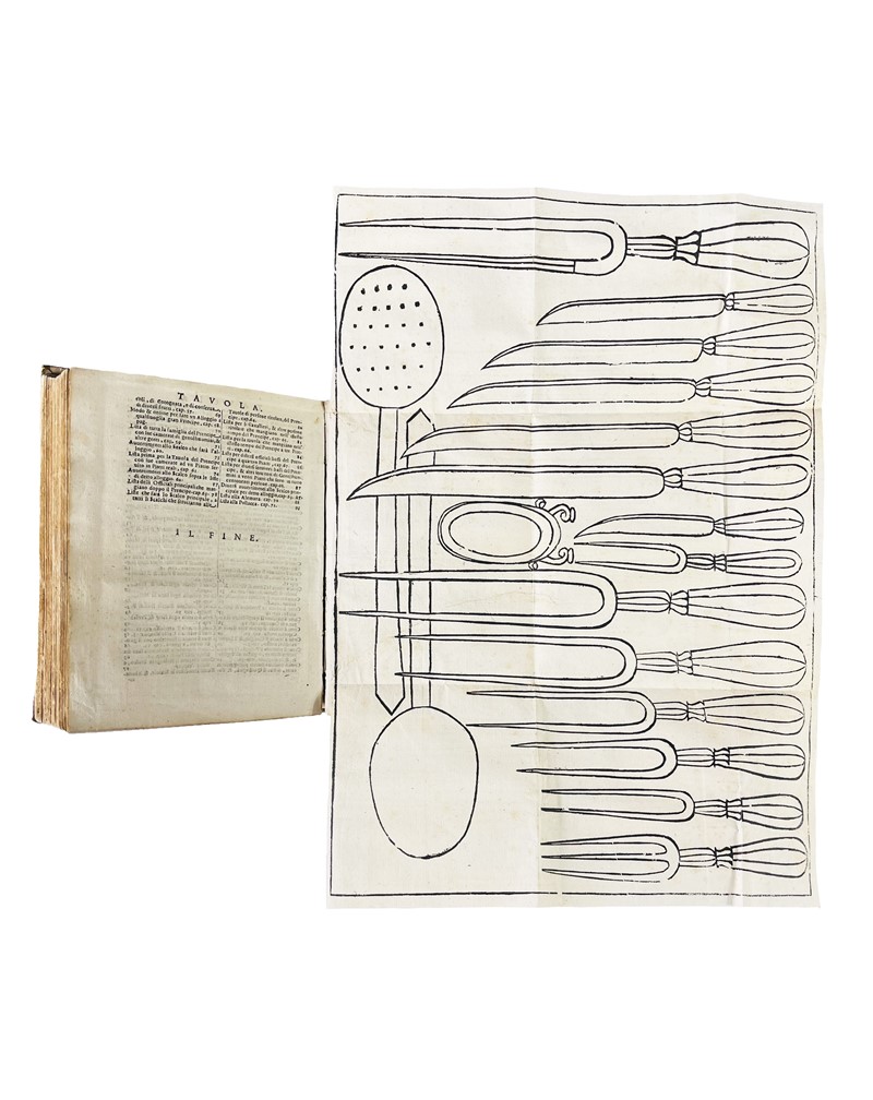 Gastronomy. FRUGOLI. Pratica, e scalcaria... intitolata pianta di delicati frutti  [..]