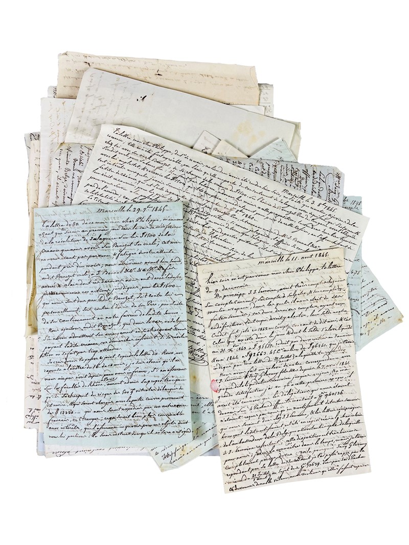 Constantinople. GLAVANY, Fils - RIVET Fils ain&#233;. Correspondence of 42 Letters  [..]