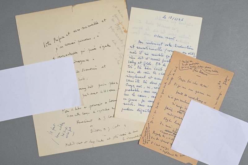 COCTEAU. Two autographed letters.  - Auction RARE BOOKS, PRINTS, DOCUMENTS and PAMPHLETS.  [..]