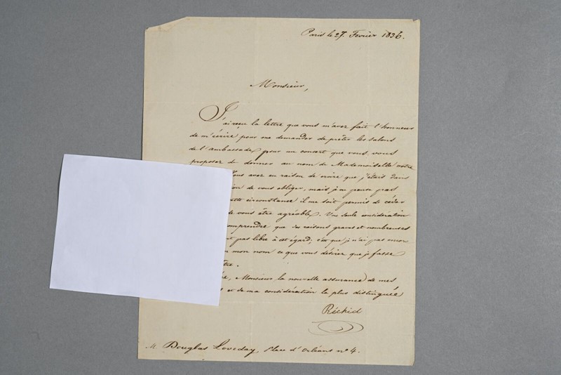 Ottoman Empire. RÉCHID PACHA. Autograph letter signed by the Grand Vizier  [..]