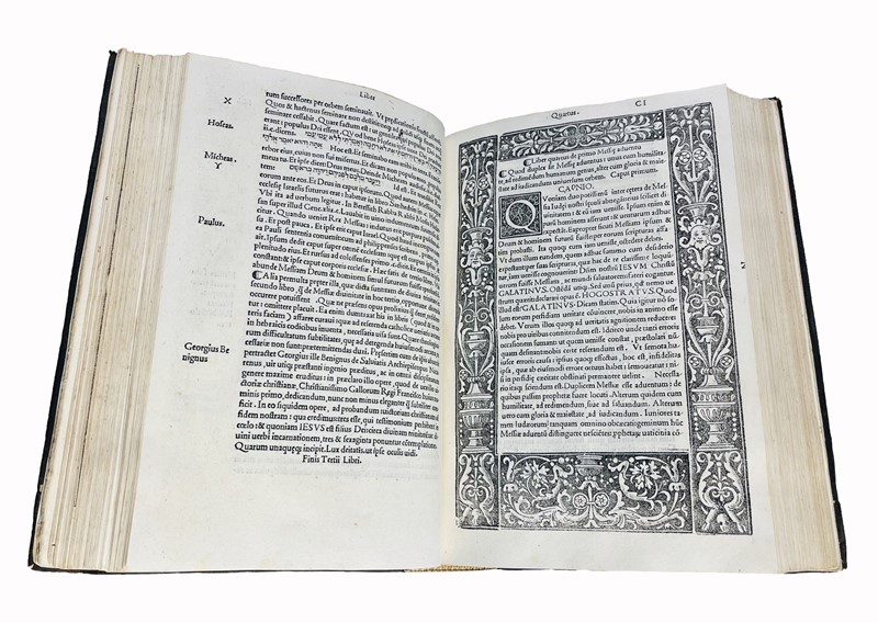 Kabbalah. COLONNA. De arcanis catholicę ueritatis, contra obstinatissimam Iudęorum  [..]