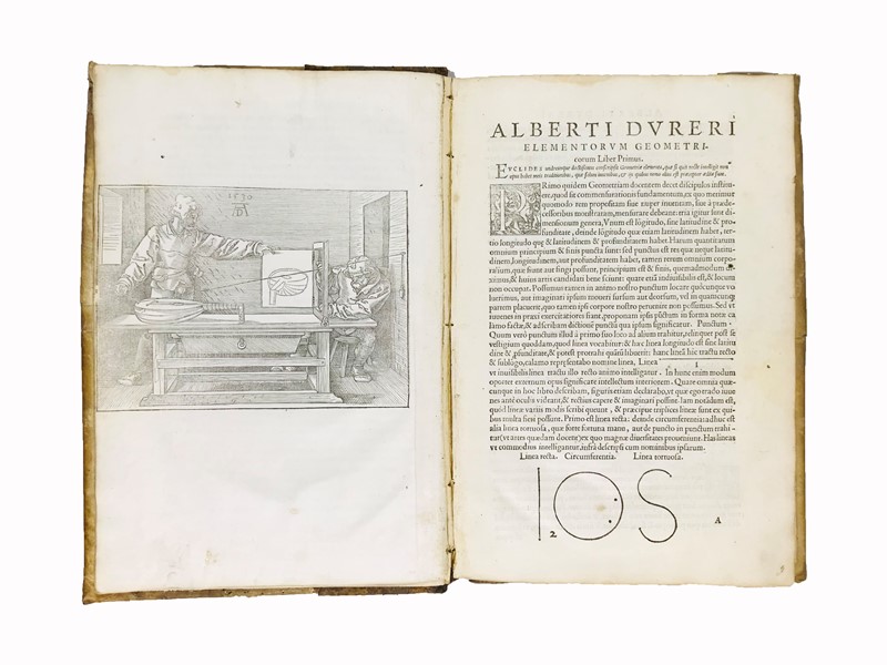 DÜRER. Institutionum Geometricarum.  (1532)  - Auction RARE BOOKS, PRINTS,  [..]
