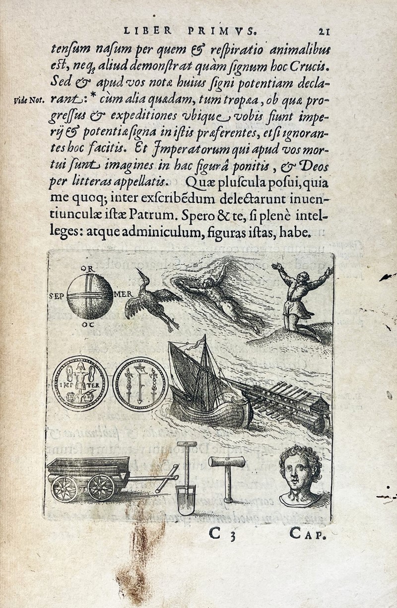 Crucifixion torture. LIPSIUS. Iusti Lipsi De cruce libri tres.  (1594)  - Asta RARE  [..]