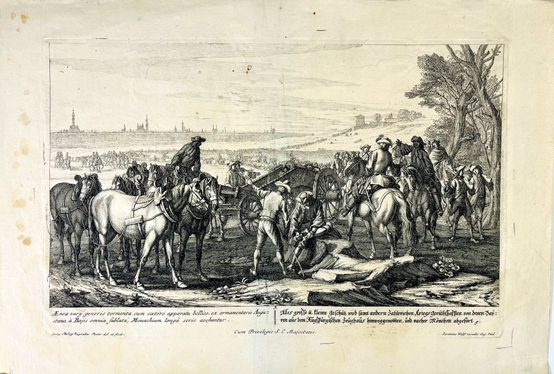 MERIAN. Praelii inter Sereniss: Suecor: Regem Et Saxoniae Electorem Nec Non Catholicae  [..]