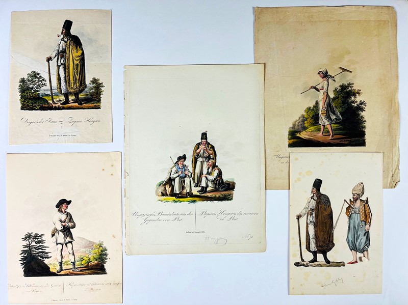 Hungary. ELLIS. Five Engravings.  - Asta RARE BOOKS, AUTOGRAPHS, MAPS & PRINTS  [..]