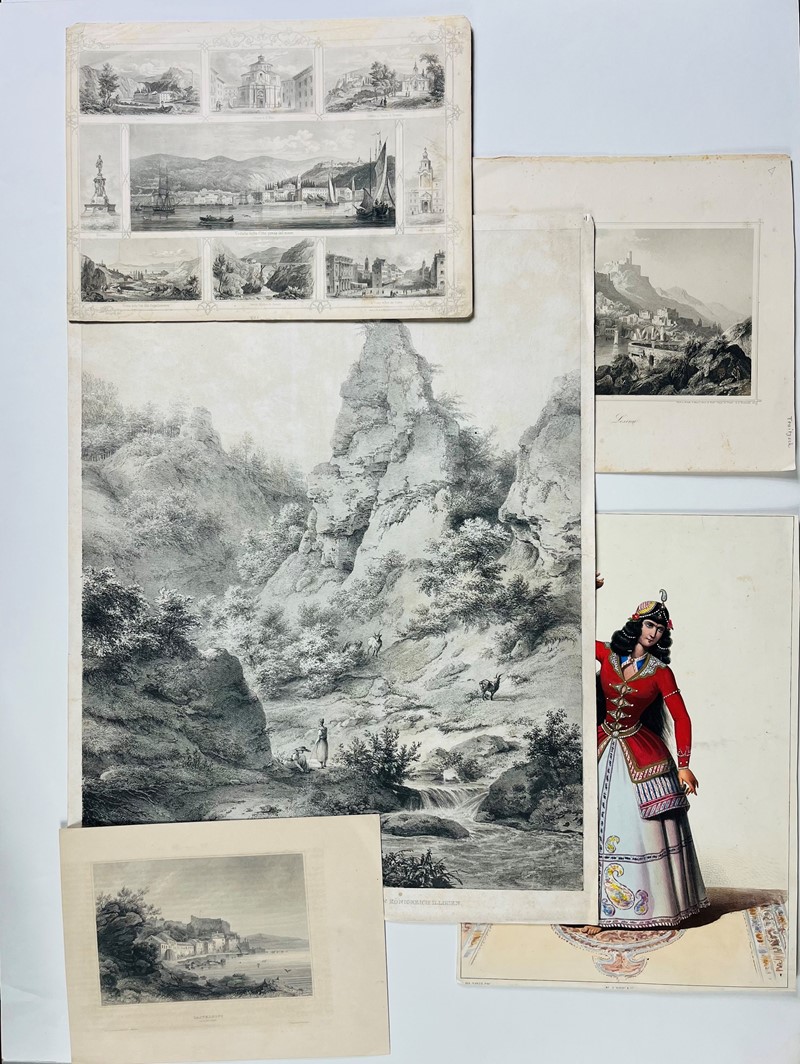 Balkans. Five engravings.  - Asta RARE BOOKS, AUTOGRAPHS, MAPS & PRINTS - Bado  [..]