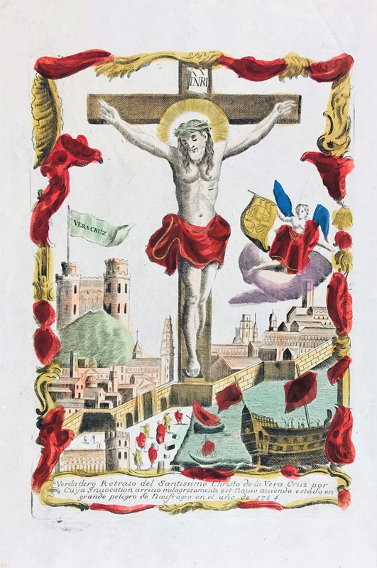 Remondini. Cristo crocifisso di Vera Cruz.  - Auction Prints, Maps and Documents.  [..]