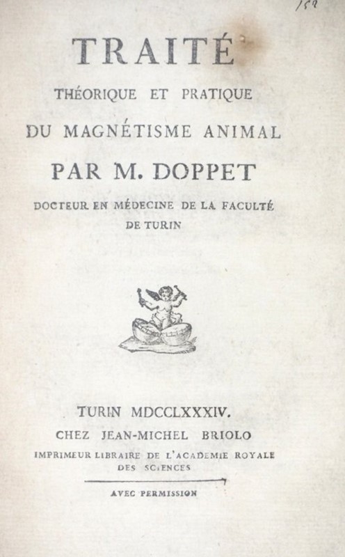 Magnetism. DOPPET. Traite theorique et pratique du Magnetisme Animal.  - Auction  [..]