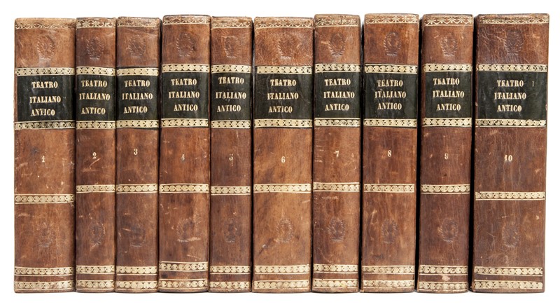 AA.VV. Teatro italiano antico.  - Auction Books, Autographs, Prints and Documents  [..]