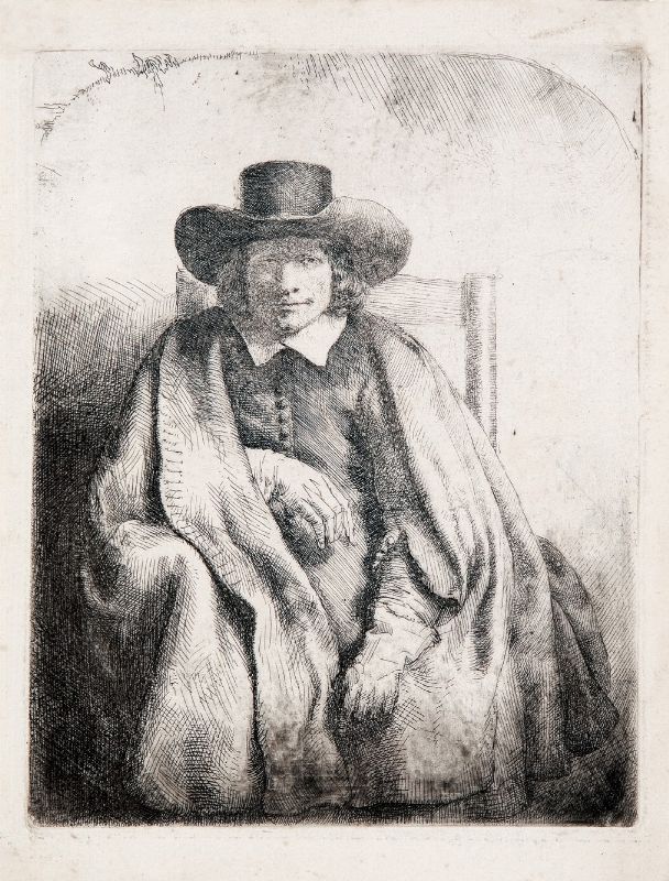 REMBRANDT. Clement de Jonghe, prints merchant.  - Auction RARE BOOKS, PRINTS, DOCUMENTS  [..]