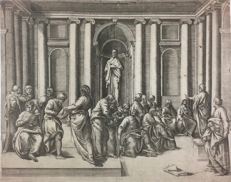 FRANCO. La Disputa coi dottori.  - Auction RARE BOOKS, PRINTS, DOCUMENTS and DRAWINGS.  [..]