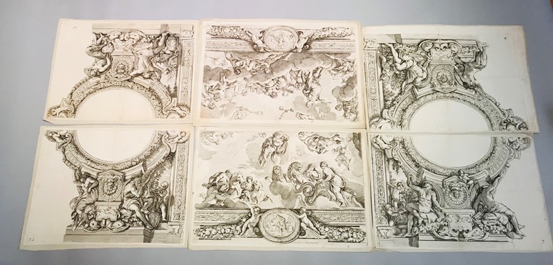 Specchi e soffitti barocchi.  - Auction Fine Books, Manuscripts, Prints and Autographs - Bado e Mart Auctions