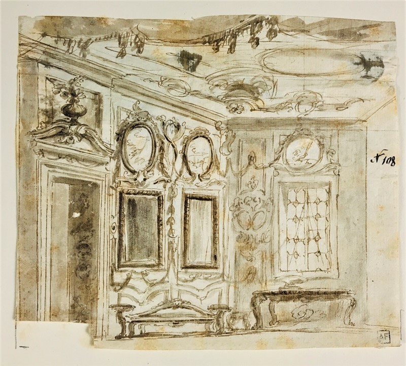 PANFILI. Interno di palazzo italiano.  - Auction ASIAN AND CONTINENTAL FINE ARTS  [..]