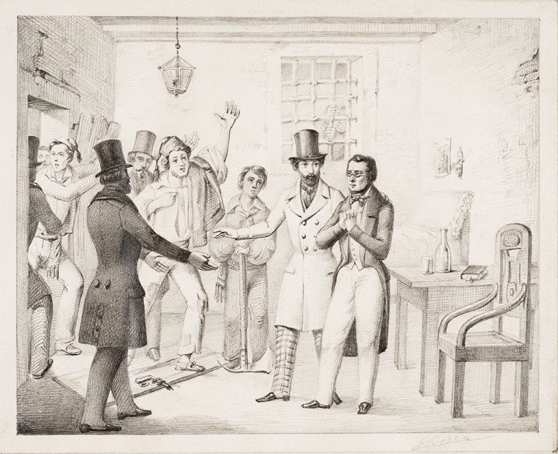 BOZZA. Silvio Pellico esce di prigione.  - Auction ASIAN AND CONTINENTAL FINE ARTS  [..]