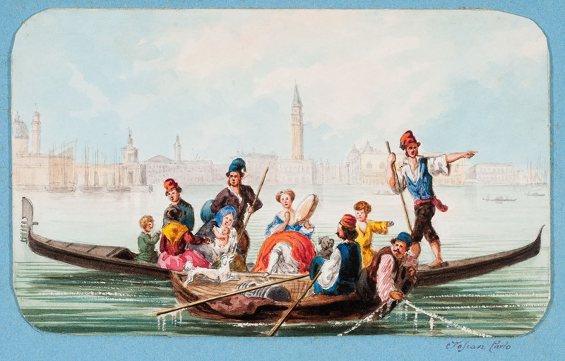 TOSCAN. Veduta panoramica di Venezia.  - Auction RARE BOOKS & GRAPHIC ARTS - Bado e Mart Auctions
