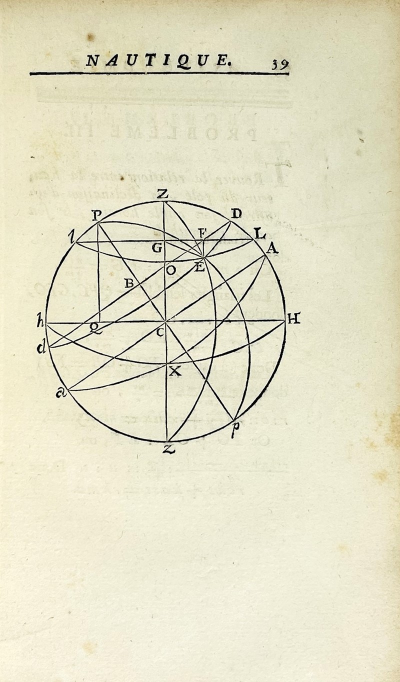 Astronomy. MAUPERTUIS. Astronomie nautique, ou elements d&#39;astronomie.  (1756)  [..]