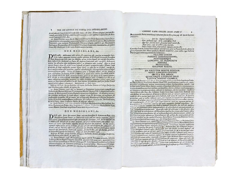 Milan. SITONI DI SCOZIA. Theatrum equestris nobilitatis secundae Romae.  (1706)  [..]