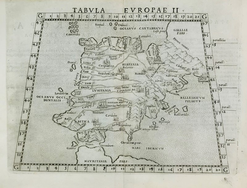 Europe. PTOLEMAEUS. Tabula Europae II.  - Asta RARE BOOKS, AUTOGRAPHS, MAPS &  [..]