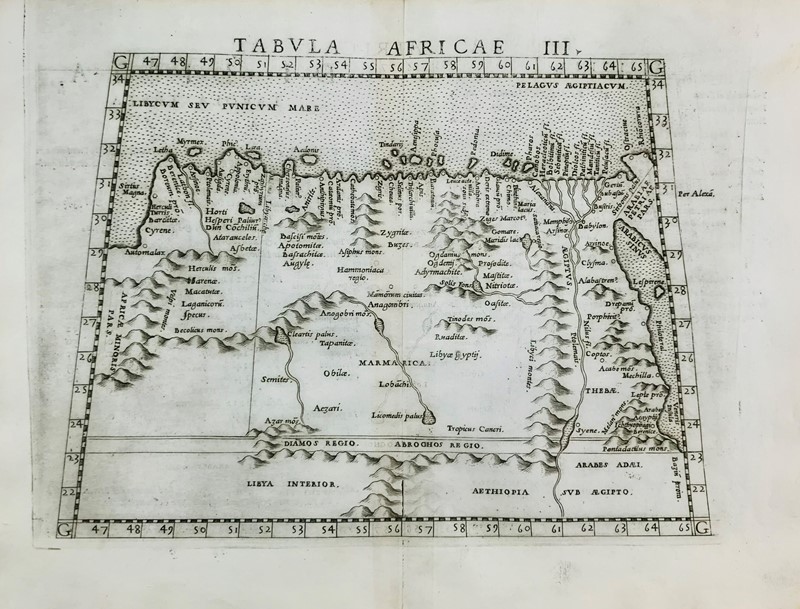 Africa. PTOLEMAEUS. Tabula Aphricae III.  - Asta RARE BOOKS, AUTOGRAPHS, MAPS &  [..]