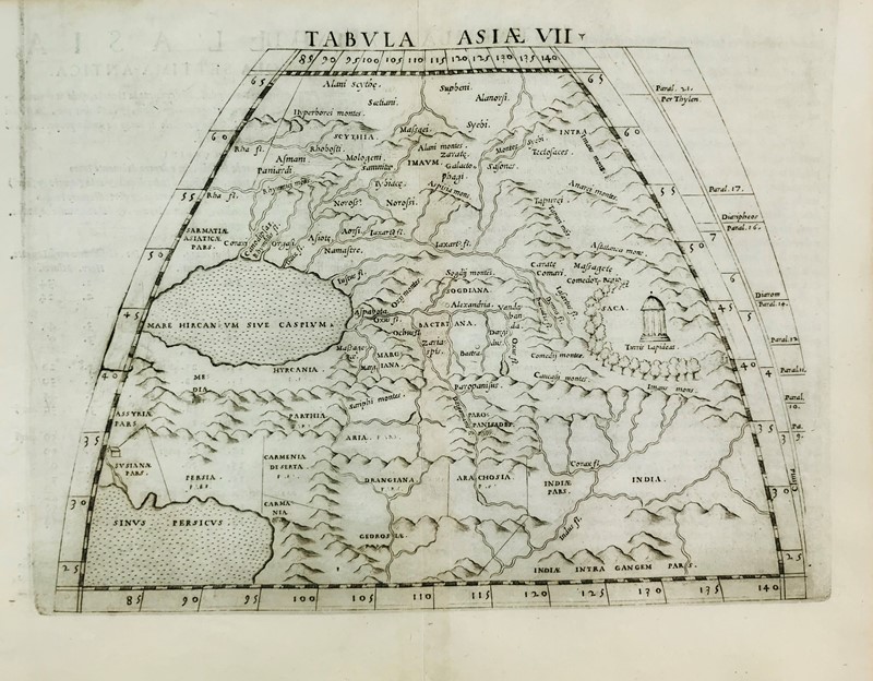 Asia. PTOLOMAEUS. Tabula Asiae VII.  - Auction Prints, Maps and Documents. - Bado  [..]