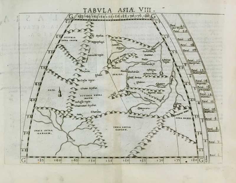 India. PTOLEMAEUS. Tabula Asiae VIII.  - Asta RARE BOOKS, AUTOGRAPHS, MAPS &  [..]