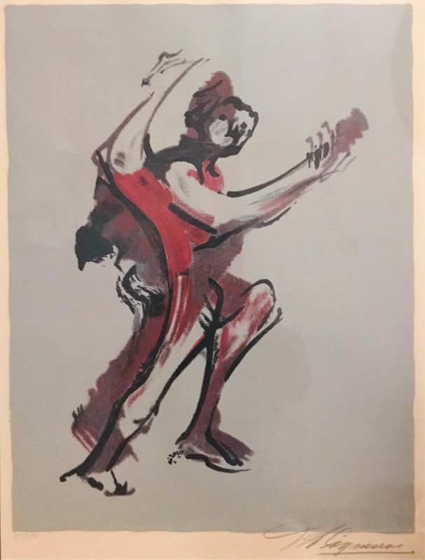SIQUEIROS. Untitled.  - Auction ASIAN AND CONTINENTAL FINE ARTS - Bado e Mart Auc [..]
