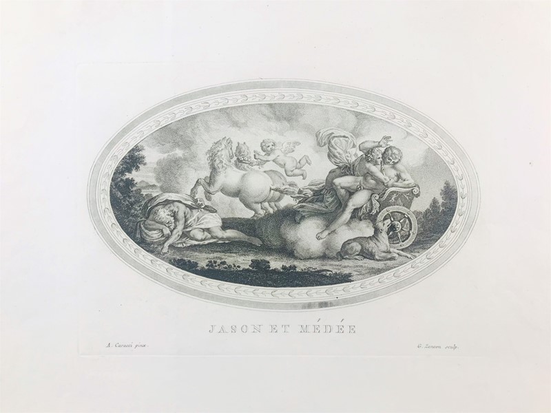 CARRACCI –  ZANCON. Jason et M&#232;d&#233;e.  - Auction Fine Books, Manuscripts, Prints and Autographs - Bado e Mart Auctions