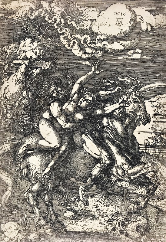 DURER. The Kidnapping of Proserpina.  - Auction RARE BOOKS & GRAPHIC ARTS - Bado e Mart Auctions