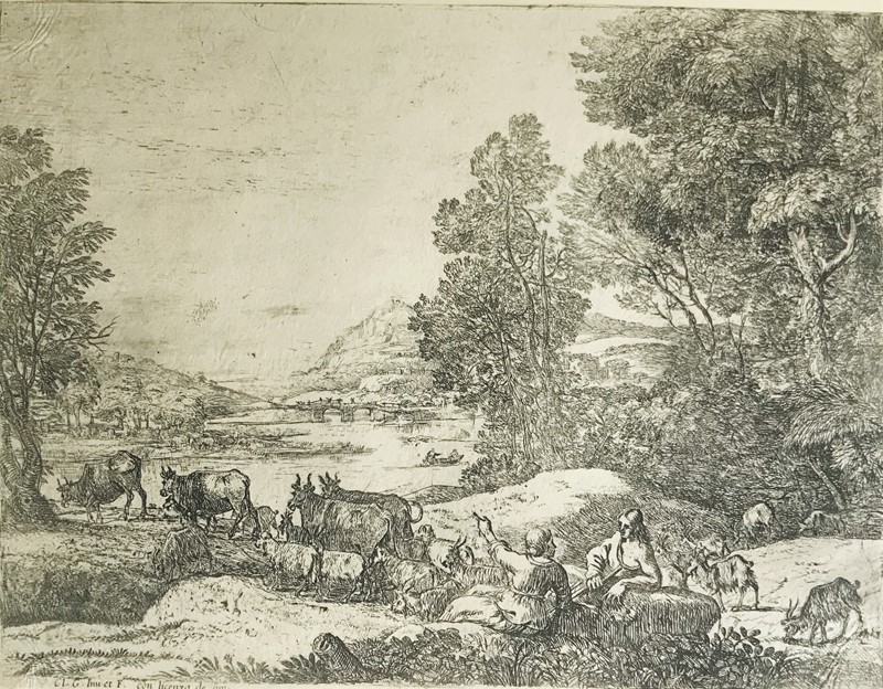 LORRAIN. The shepherd and the shepherdess talk. Asta FROM VENICE TO