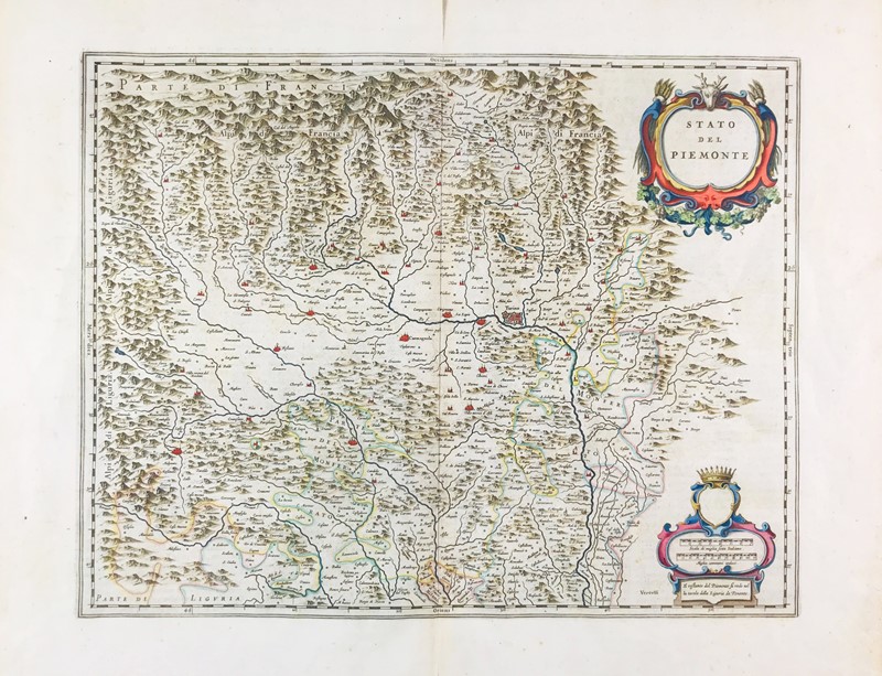 BLAEU. Stato del Piemonte.  - Asta RARE BOOKS, AUTOGRAPHS, MAPS & PRINTS - Bado  [..]