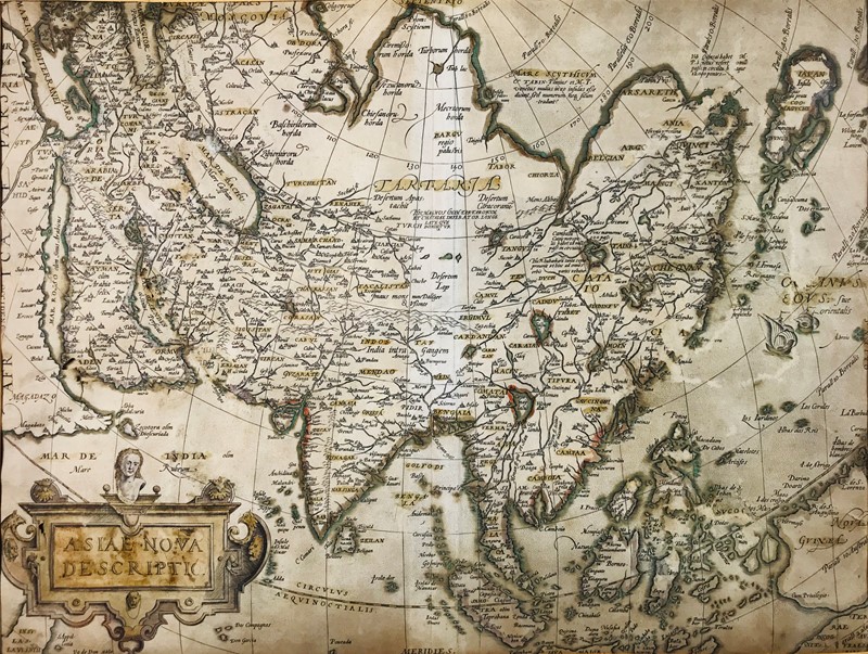 Asia. ORTELIUS. Asiae Nova Descriptio.  - Auction Prints, Maps and Documents. -  [..]