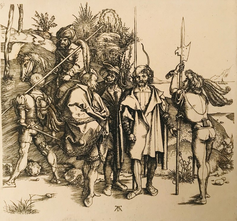 D&#220;RER. Five Soldiers and a Turk on Horseback.  - Auction RARE BOOKS & GRAPHIC ARTS - Bado e Mart Auctions