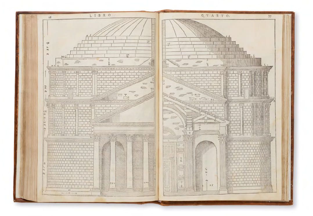 PMM. PALLADIO. I quattro libri dell&#39;architettura.  - Auction RARE ANTIQUE  [..]