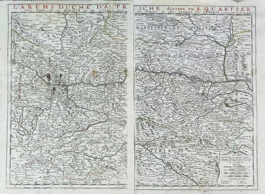 Austria - Czechia. NOLIN. L’archiduché d’Autriche.  - Asta  [..]