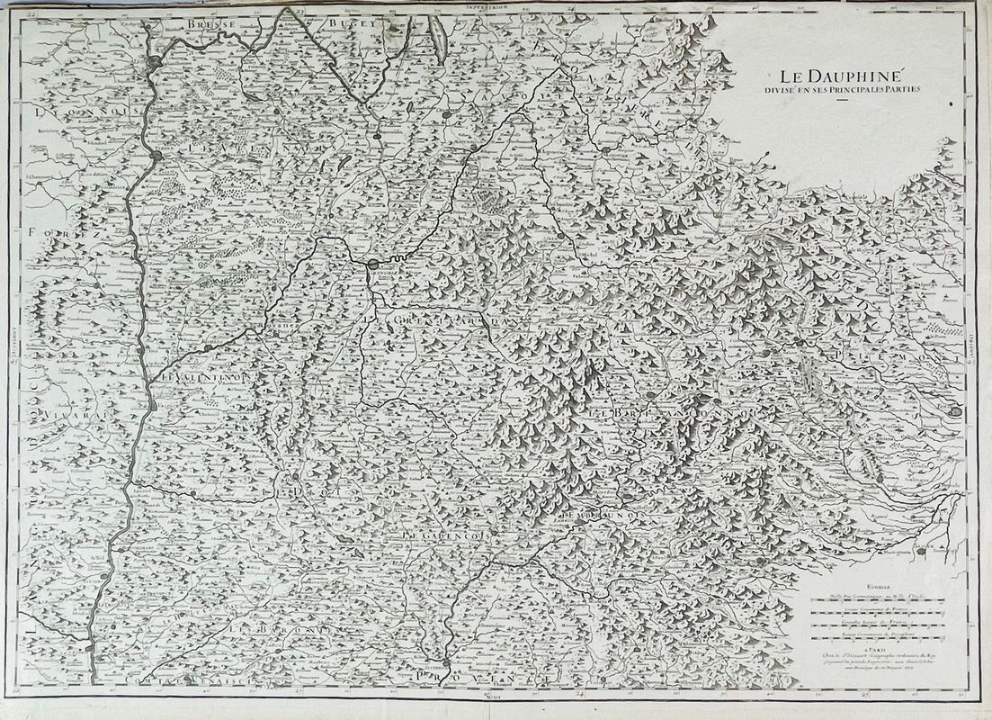 France. JAILLOT. Le Dauphiné.  - Asta RARE BOOKS, AUTOGRAPHS, MAPS &  [..]