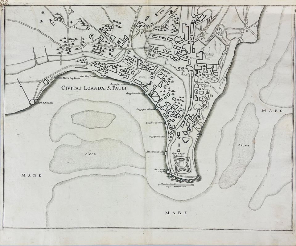 Angola. Civitas Loandae S. Pauli.  - Asta RARE BOOKS, AUTOGRAPHS, MAPS & PRINTS  [..]