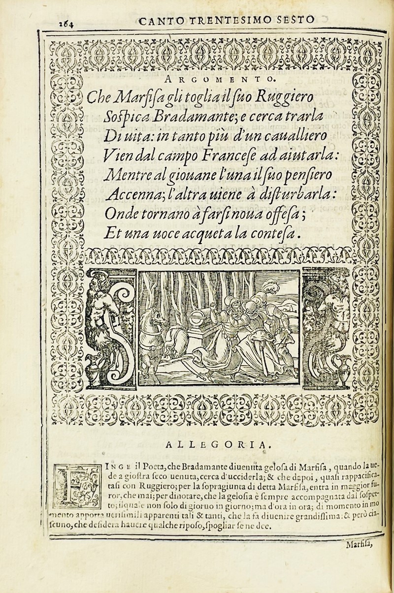 TOSCANELLA. Bellezze del Furioso di M. Lodovico Ariosto.  - Auction RARE ANTIQUE  [..]